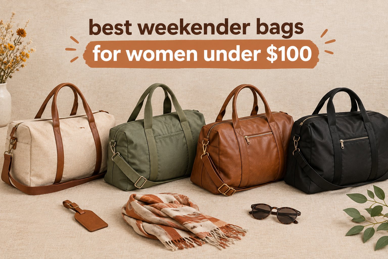 best weekender bags for women under $100