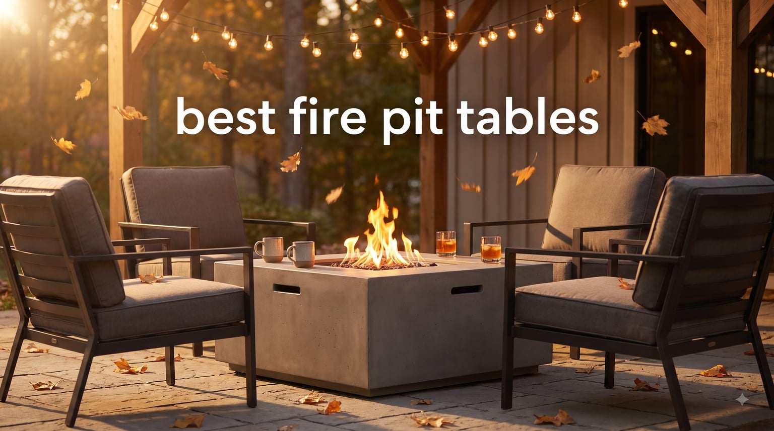 best fire pit tables
