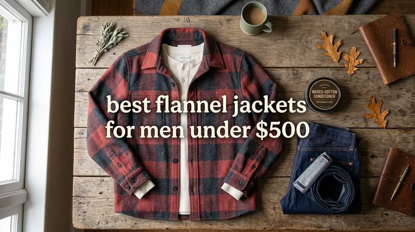 best flannel jackets for men under $500