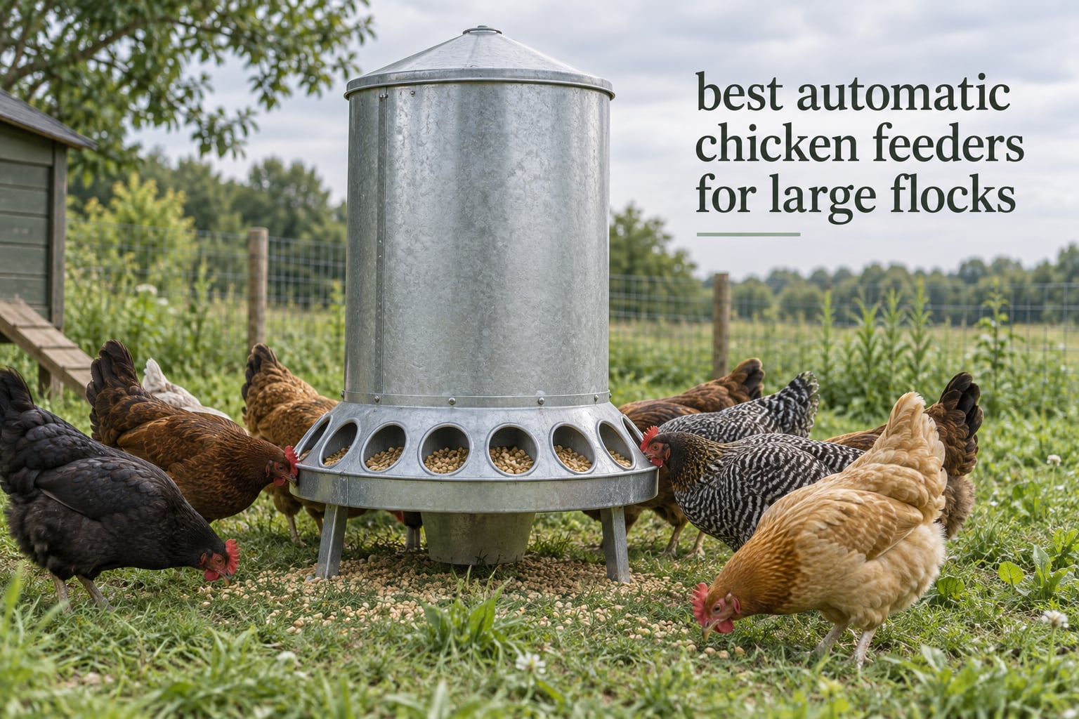 best automatic chicken feeders for large flocks