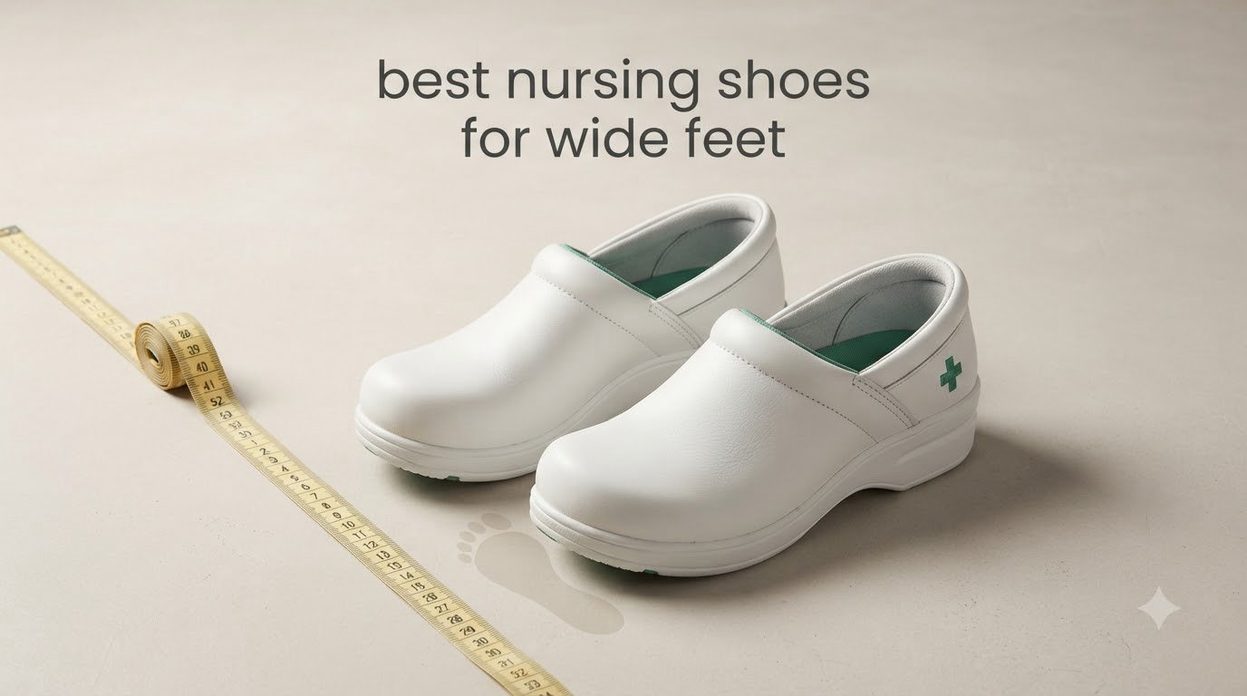 best nursing shoes for wide feet