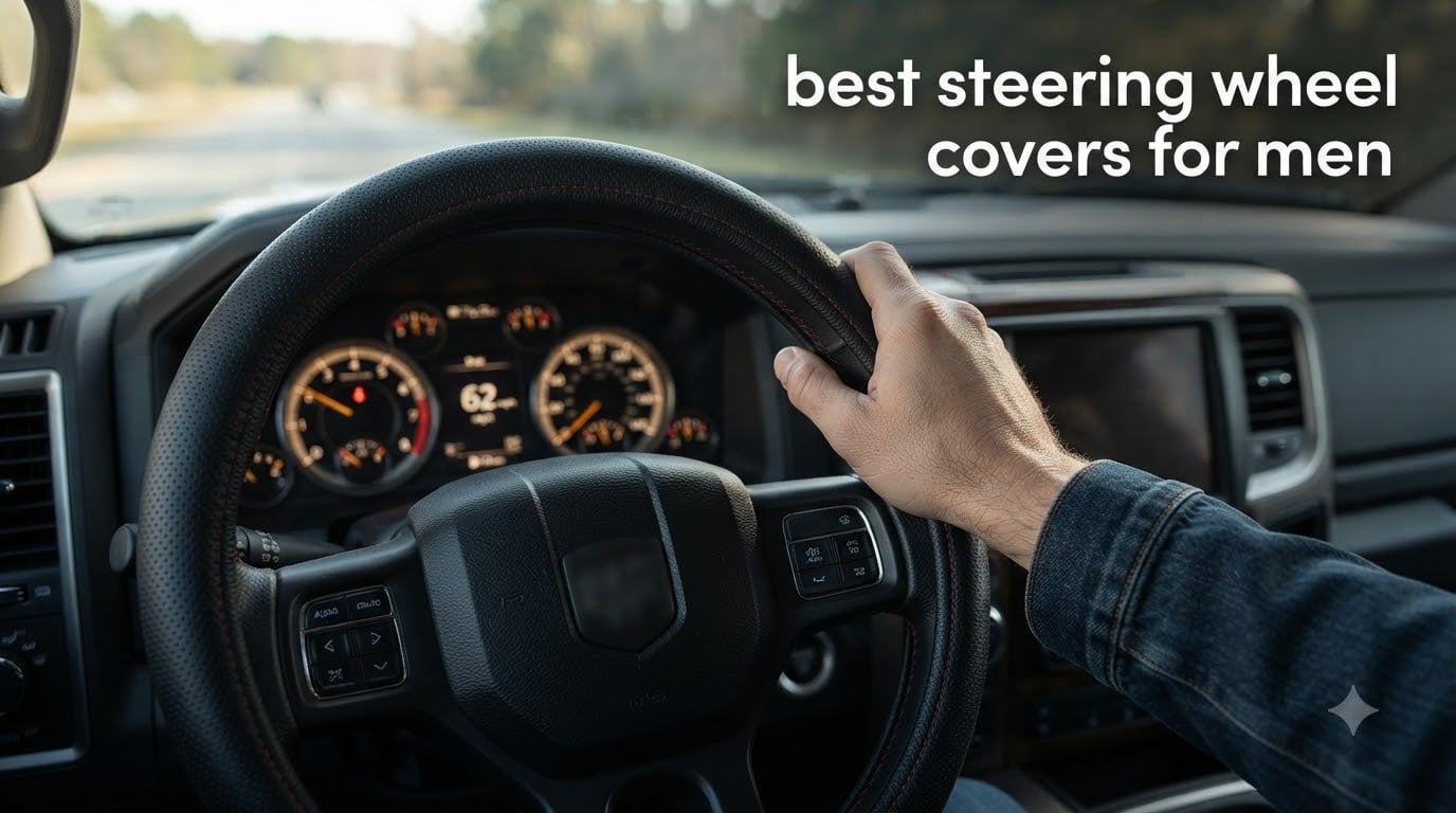 best steering wheel covers for men