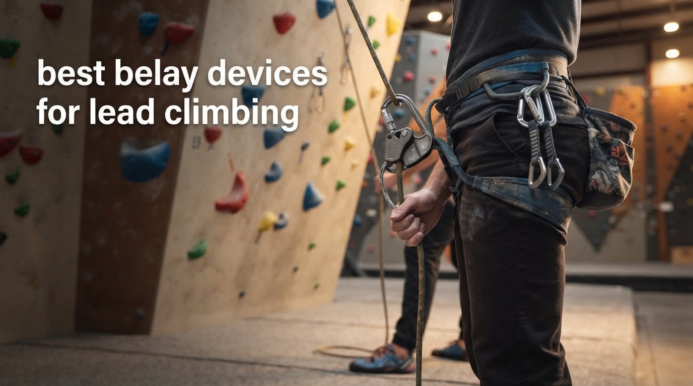 best belay devices for lead climbing