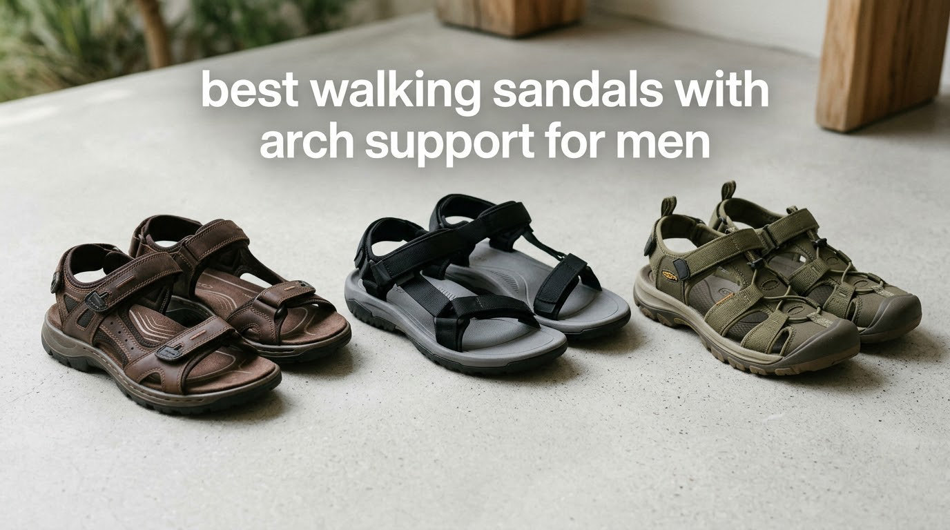 best walking sandals with arch support for men