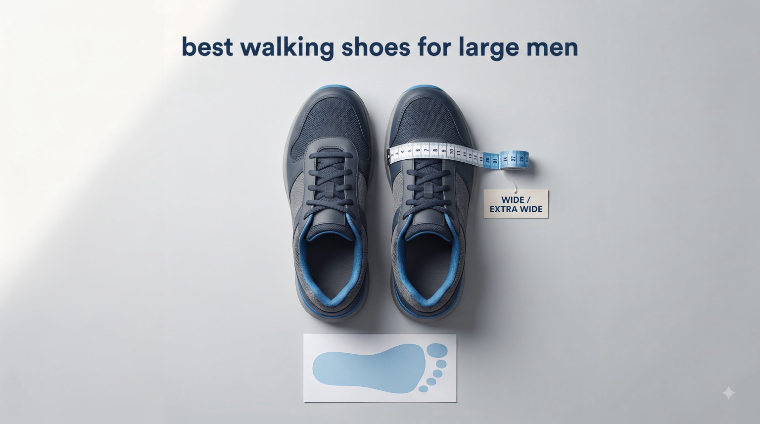 best walking shoes for large men
