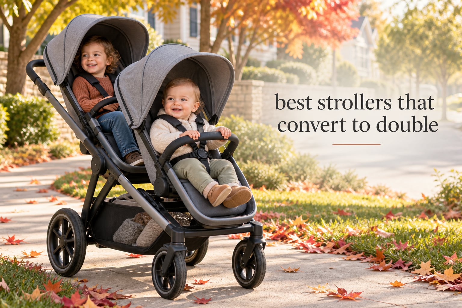 best strollers that convert to double