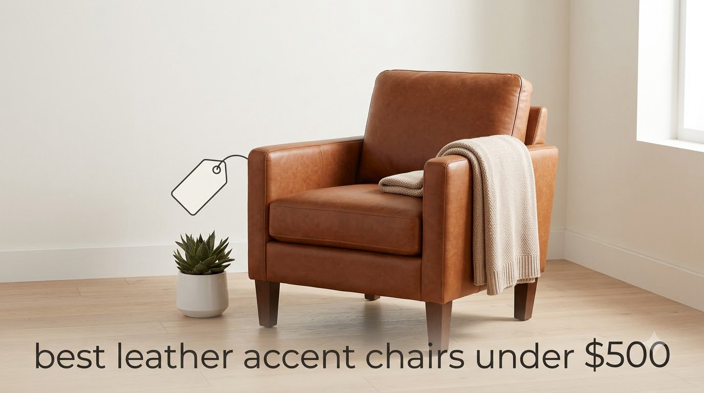 best leather accent chairs under $500