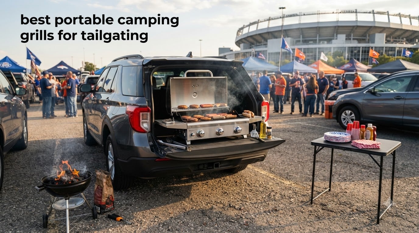 best portable camping grills for tailgating