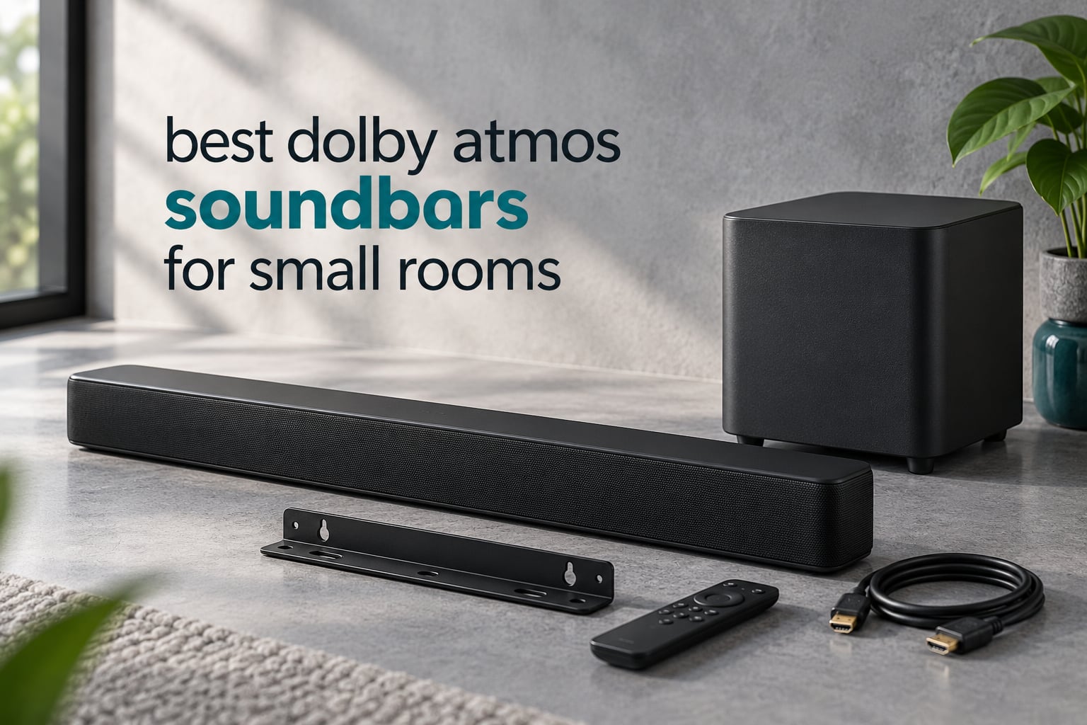 best dolby atmos soundbars for small rooms
