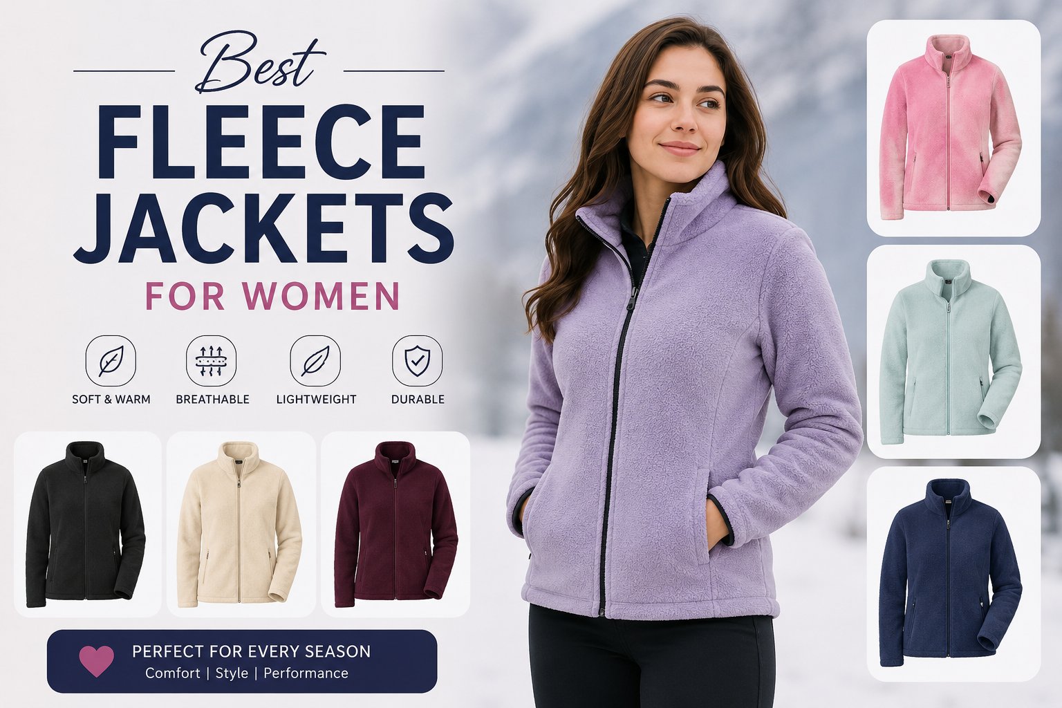 best fleece jackets for women