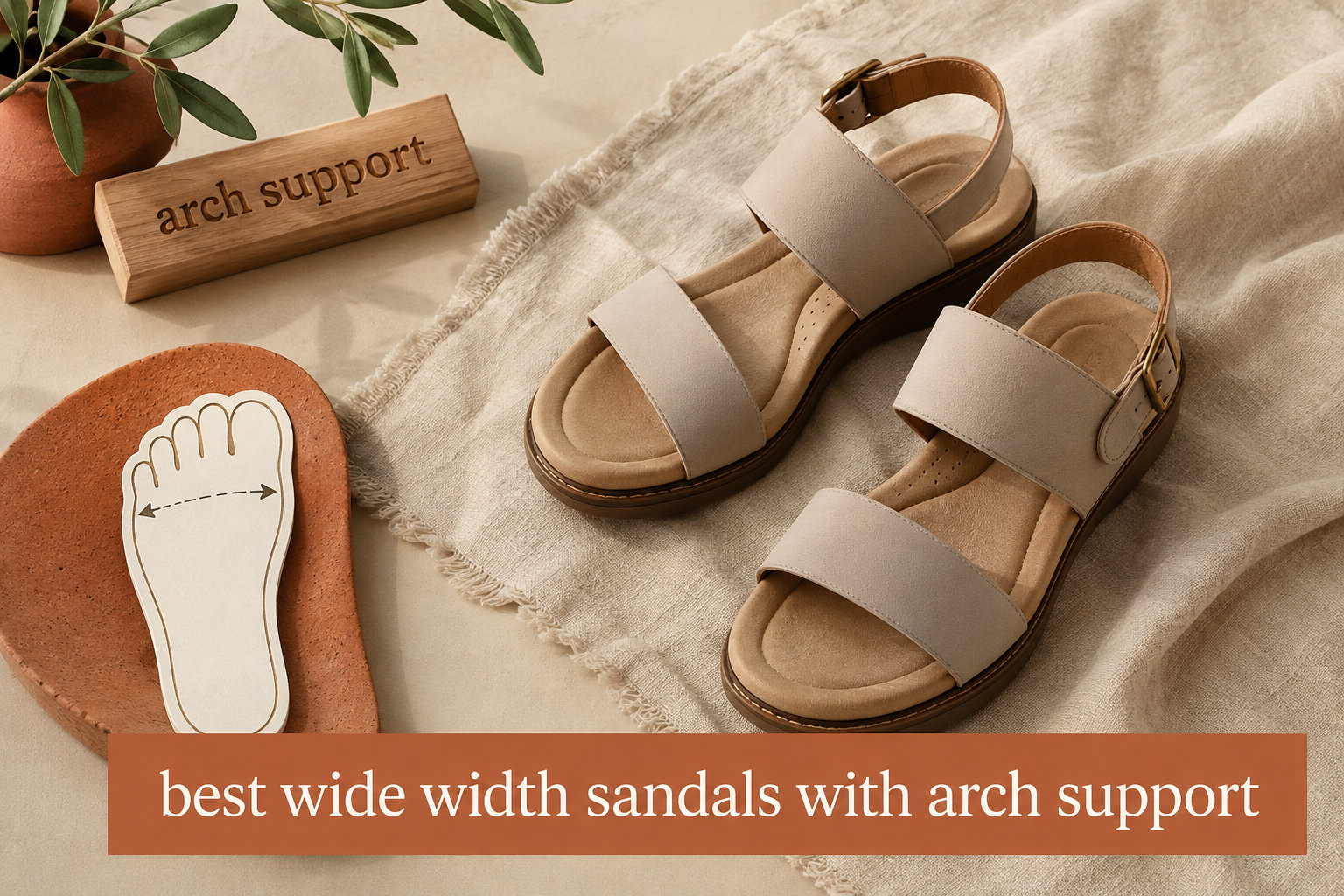 best wide width sandals with arch support