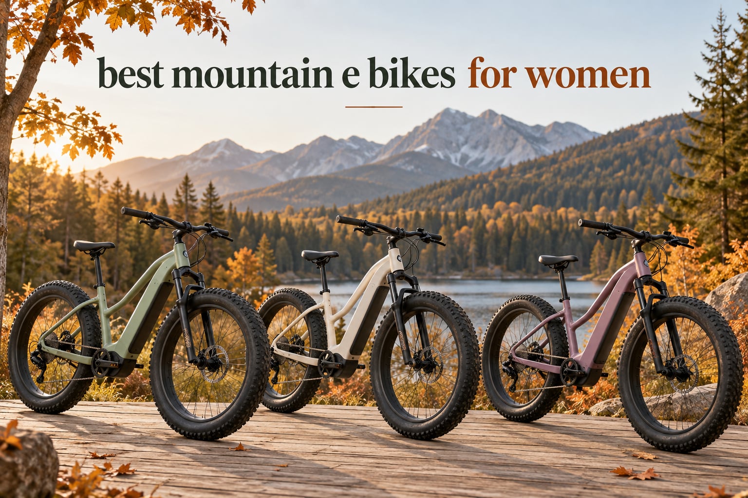 best mountain e bikes for women