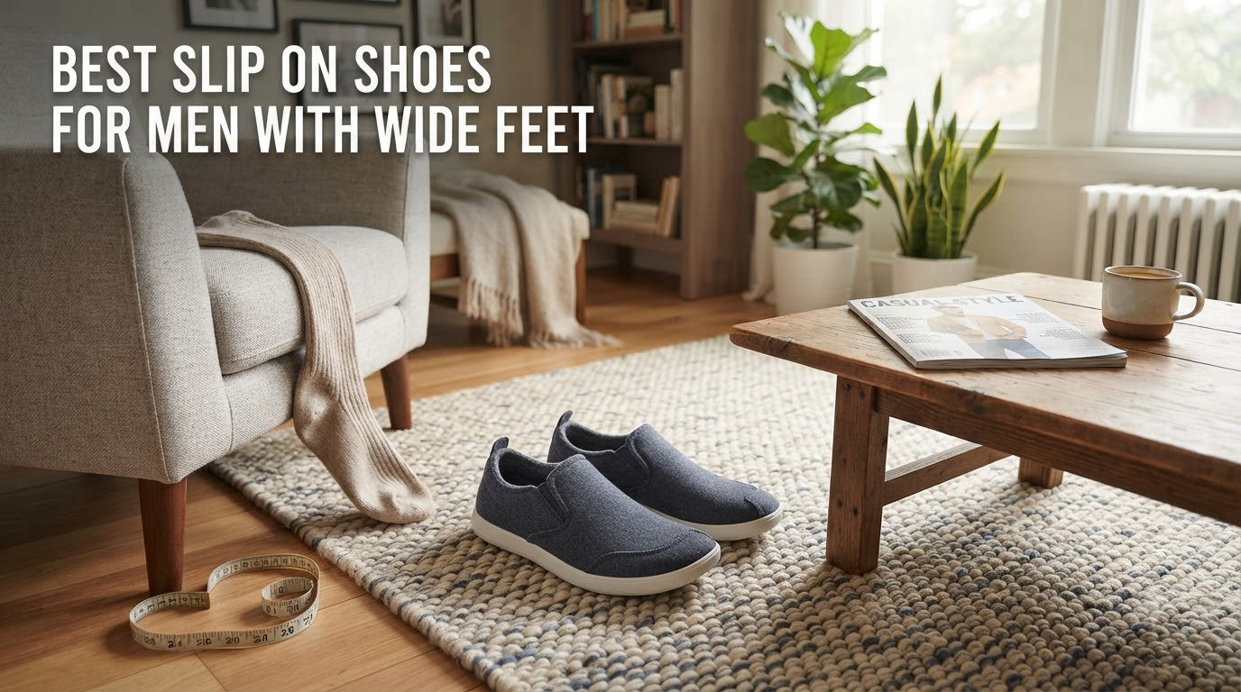 best slip on shoes for men with wide feet
