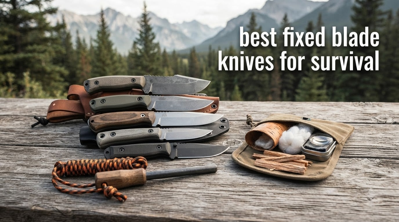 best fixed blade knives for survival