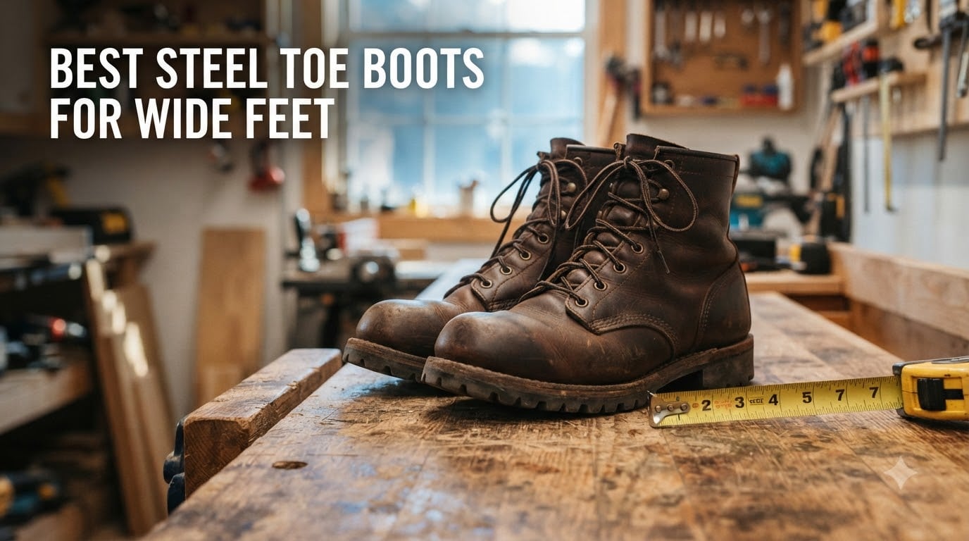 best steel toe boots for wide feet