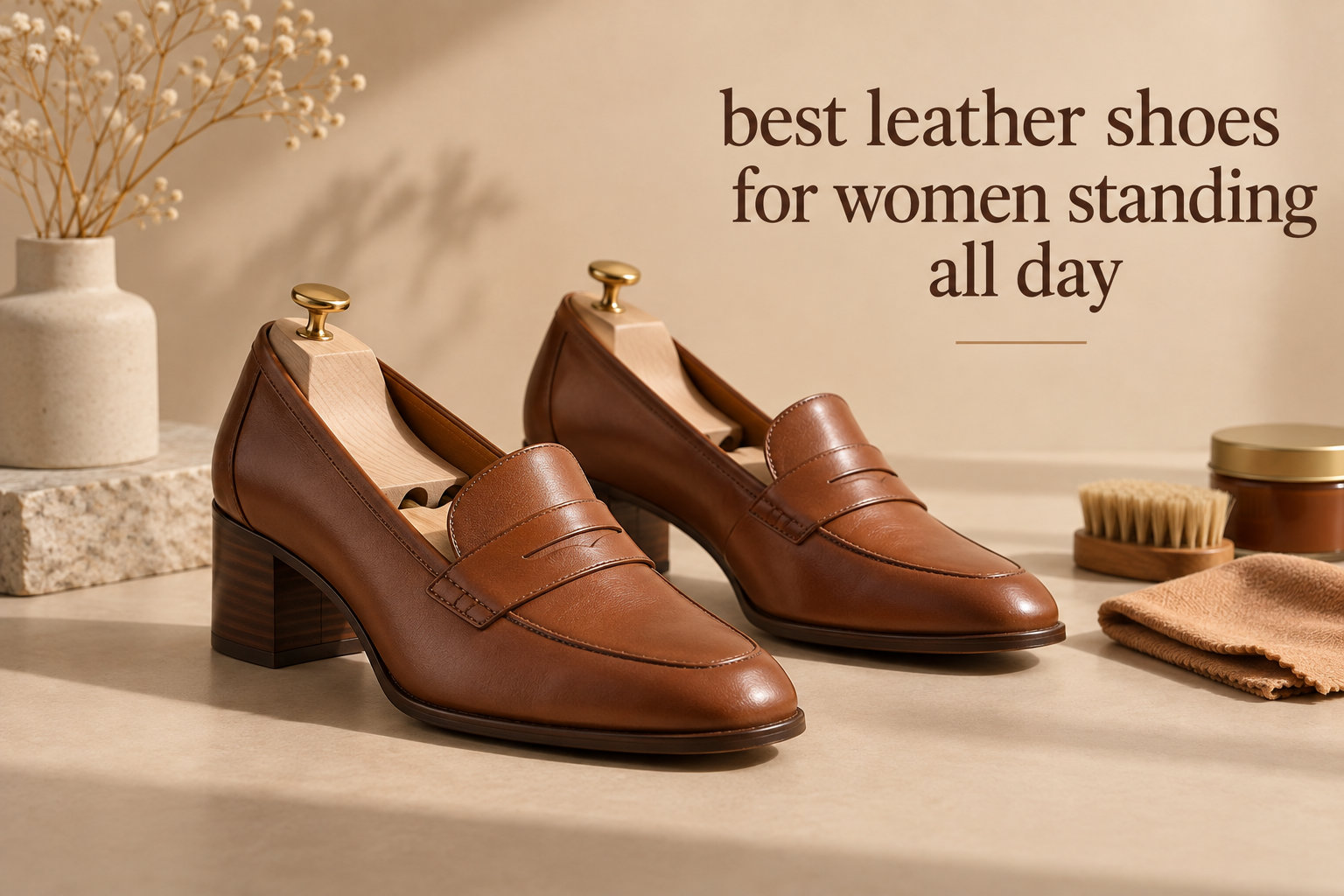 best leather shoes for women standing all day