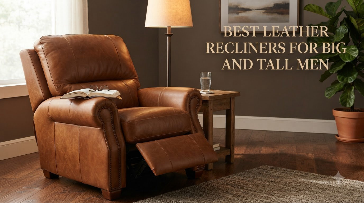 best leather recliners for big and tall men