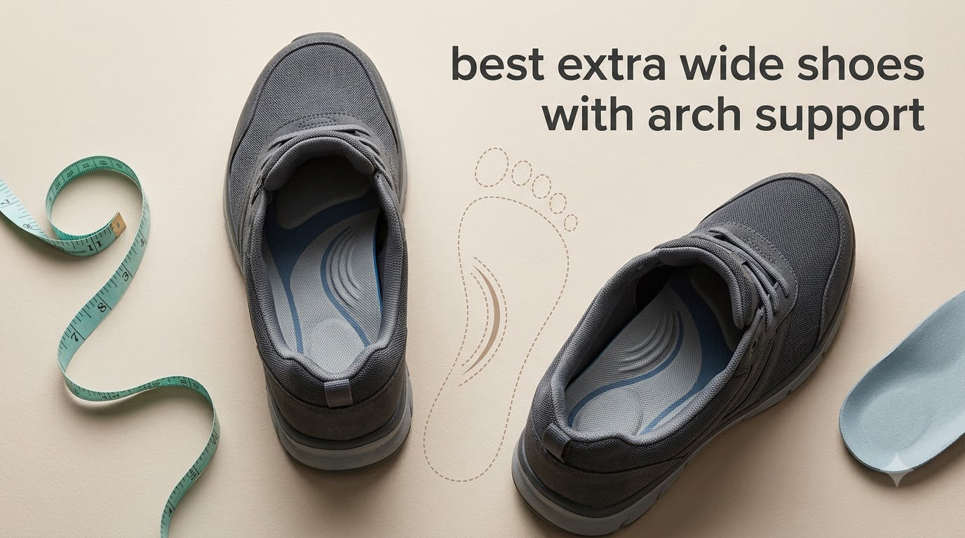 best extra wide shoes with arch support