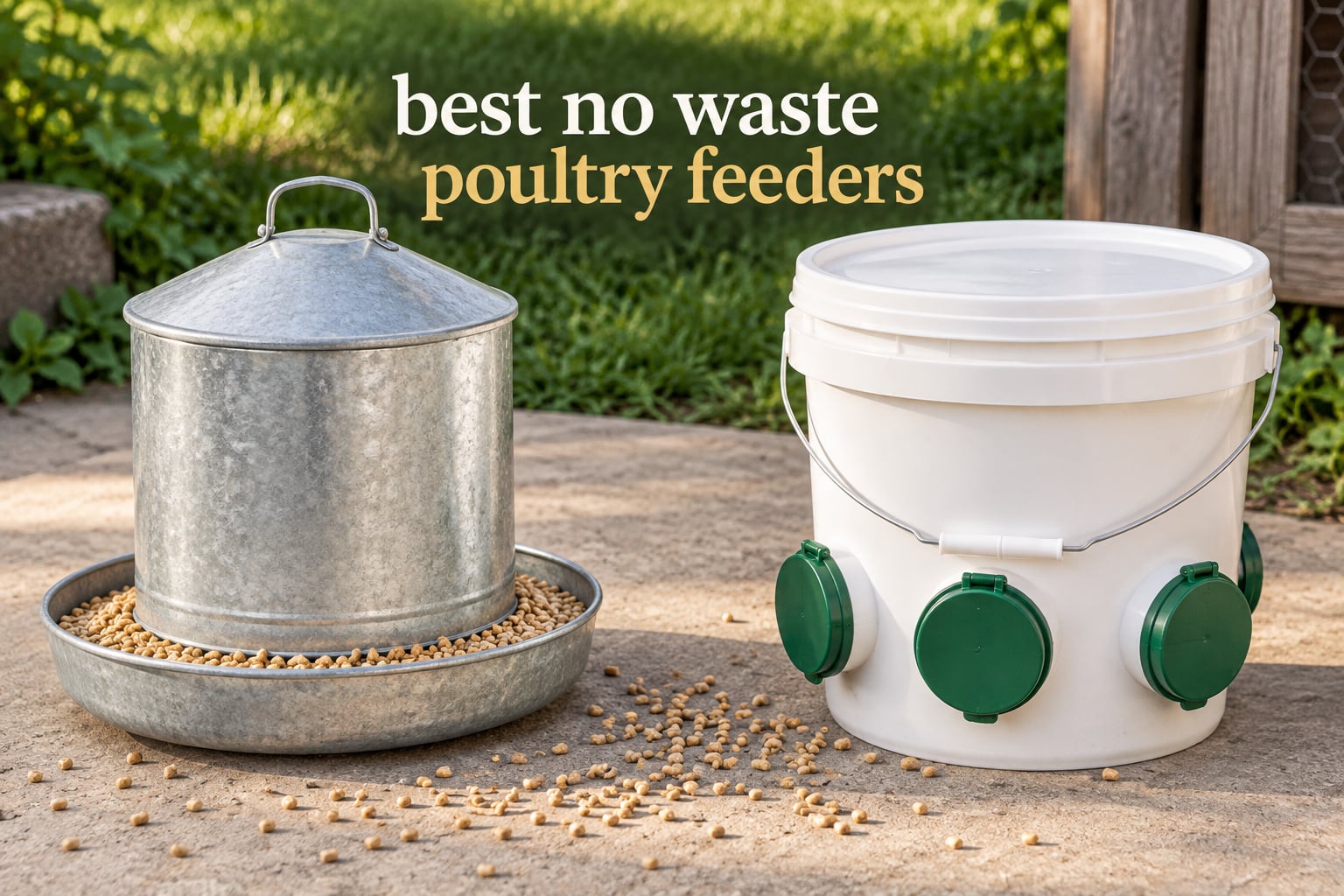 best no waste poultry feeders