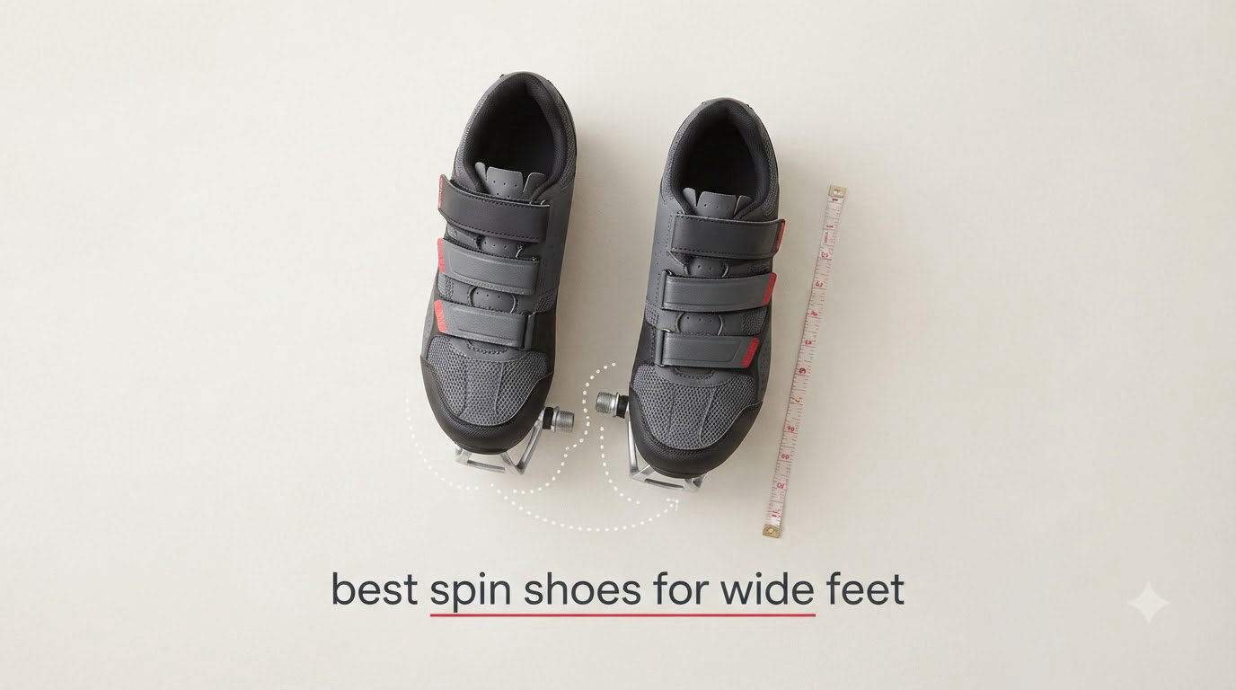 best spin shoes for wide feet