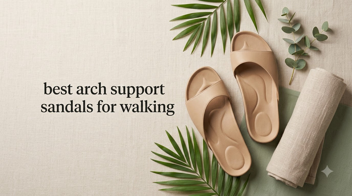 best arch support sandals for walking
