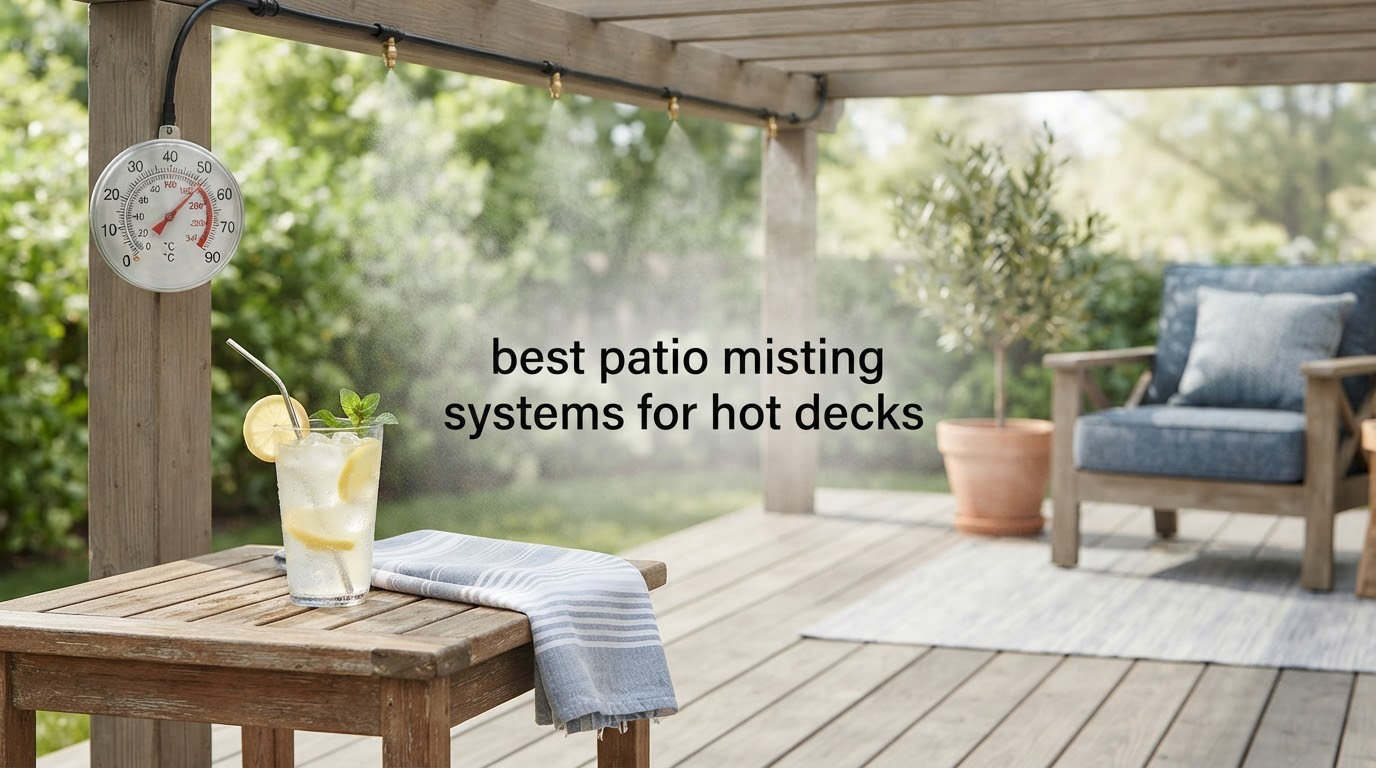 best patio misting systems for hot decks