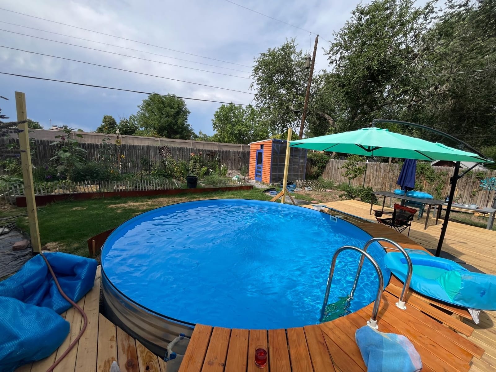 Blue Wave Premium Stainless Steel in-Pool Ladder for Above Ground Pools customer photo 2