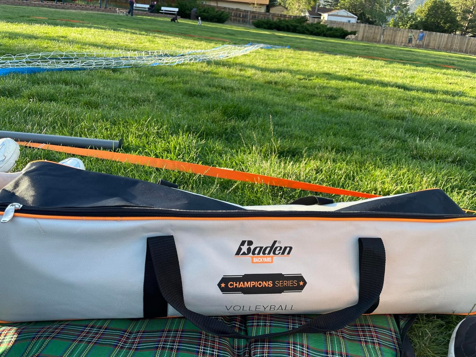Baden Volleyball Net Set, Volleyball Bag, Adjustable Poles, & Boundary Lines, Portable Volleyball Net for Backyard or Outdoor Activities for Men, Women & Kids customer photo 1
