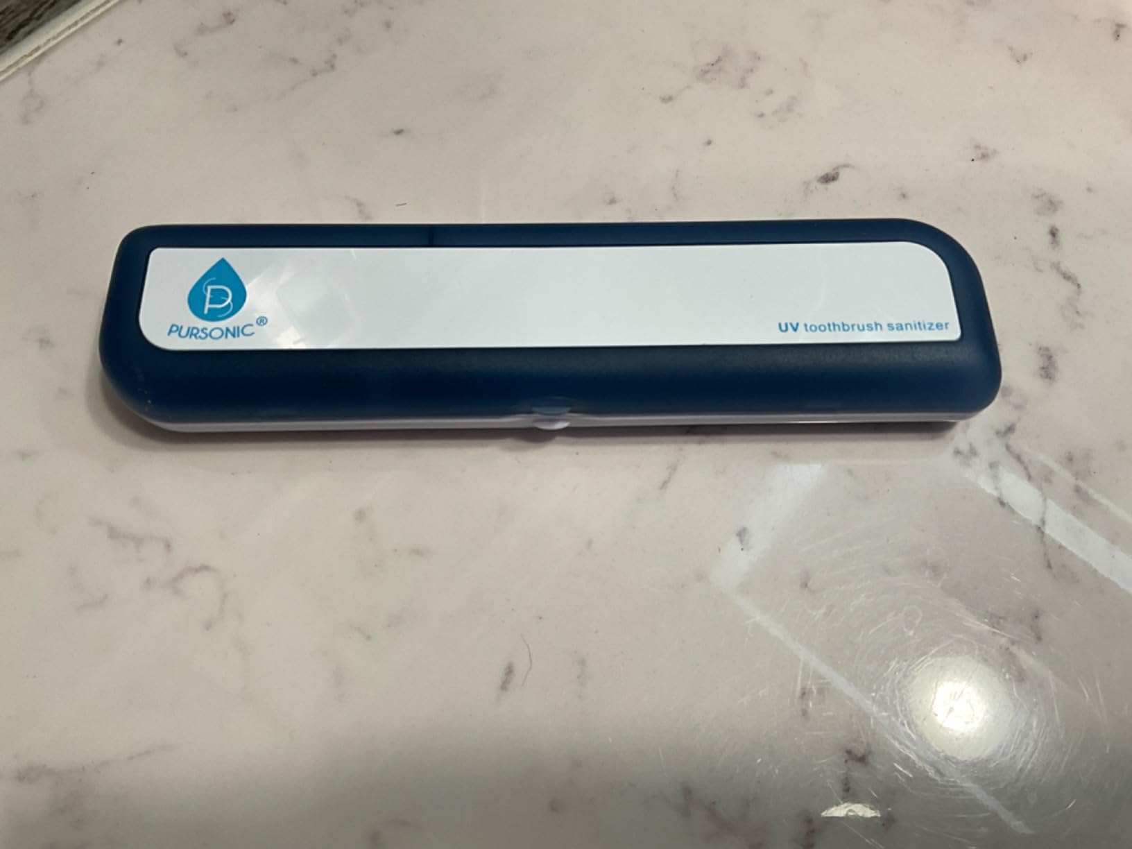 Pursonic Portable UV Toothbrush Sanitizer Case - Travel Toothbrush Sanitizer and Holder - For Electric and Manual Brush Heads with UV Light & Auto Shut Off Timer customer photo 1