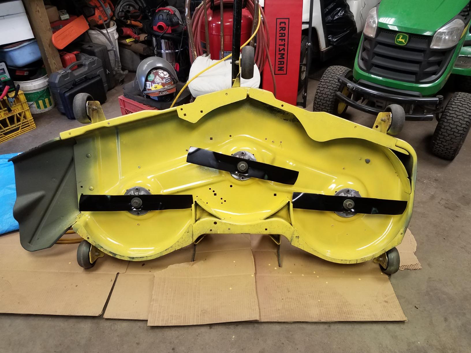 Maxpower 561813B 3-Blade Set for 54-Inch John Deere Rider, Replaces GX21380, GY20684, and GY20679 customer photo 1