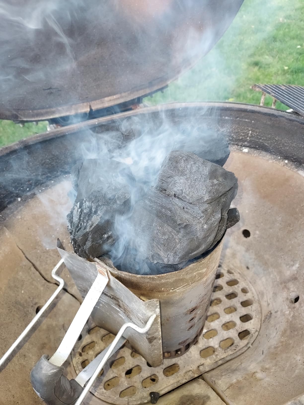 FOGO Super Premium Hardwood Lump Charcoal, Natural, Large Sized Lump Charcoal for Grilling and Smoking, Restaurant Quality, 35 Pound Bag customer photo 1