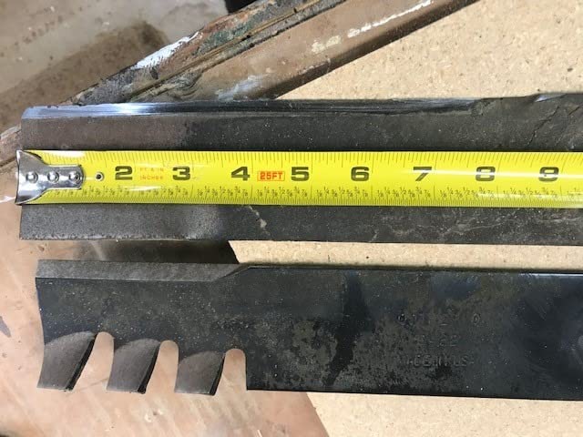 MaxPower 561713XB 2 Commercial Mulching Blade Set for Many 42 in. Cut Craftsman, Husqvarna, Poulan Mowers Replaces OEM #'s 138498, 138971, 532138971, 532127843, 532138498 customer photo 2