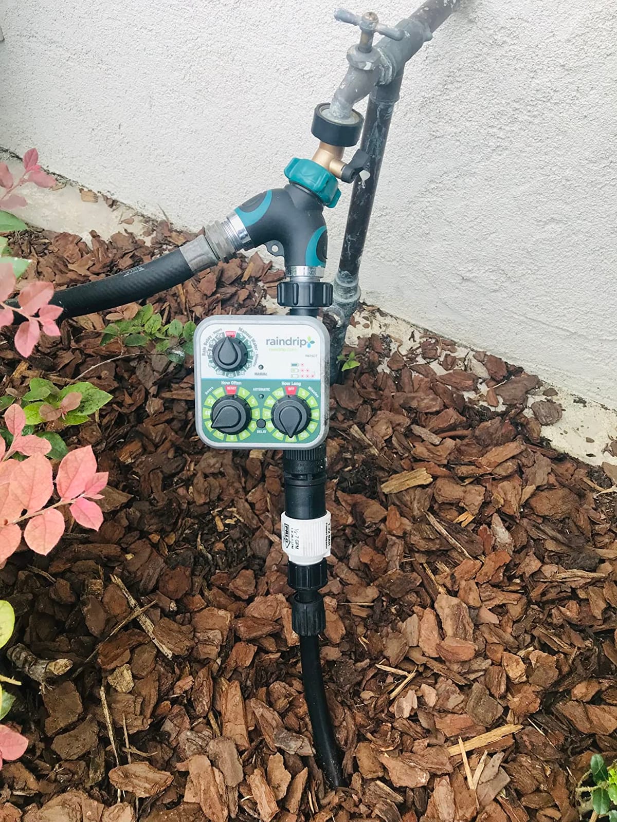 Raindrip R675CT Analog 3-Dial Water, Sprinkler Timer with Rain Delay for Drip Irrigation, Garden, Self-Watering customer photo 1