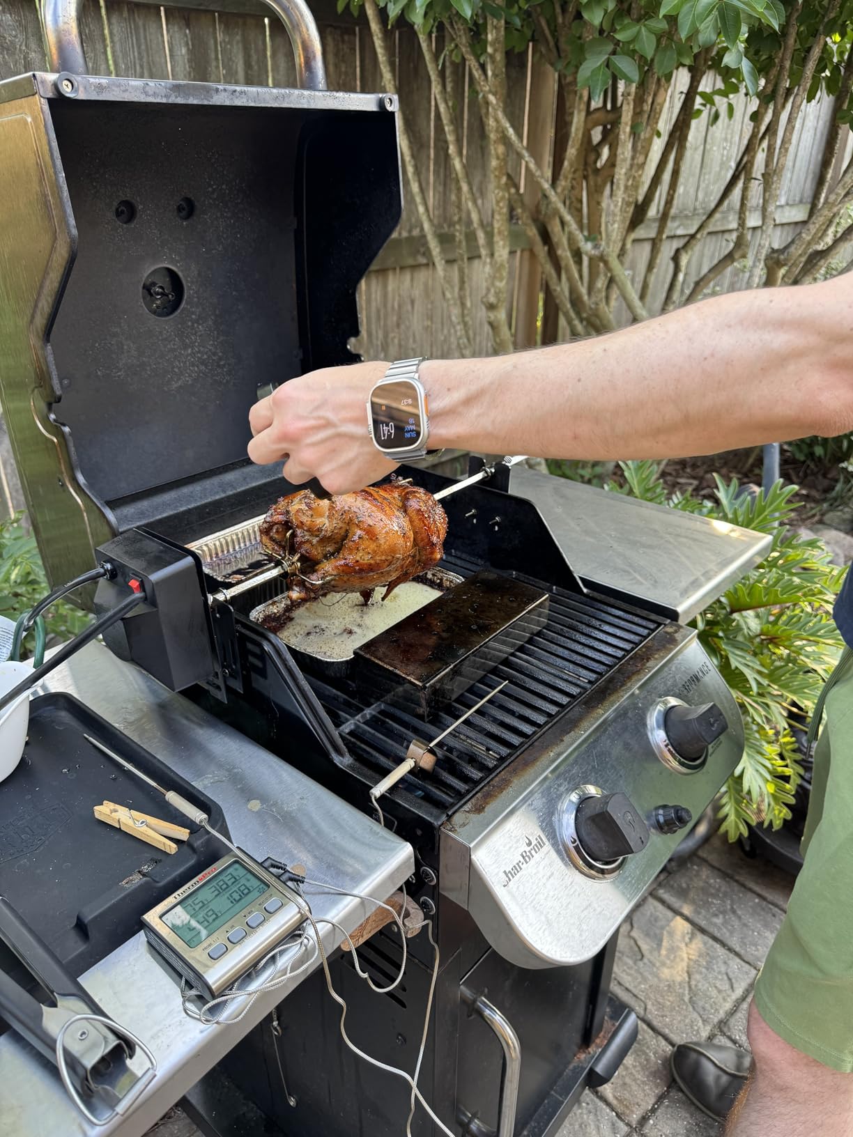 Char-Broil Universal Rotisserie, Black customer photo 2