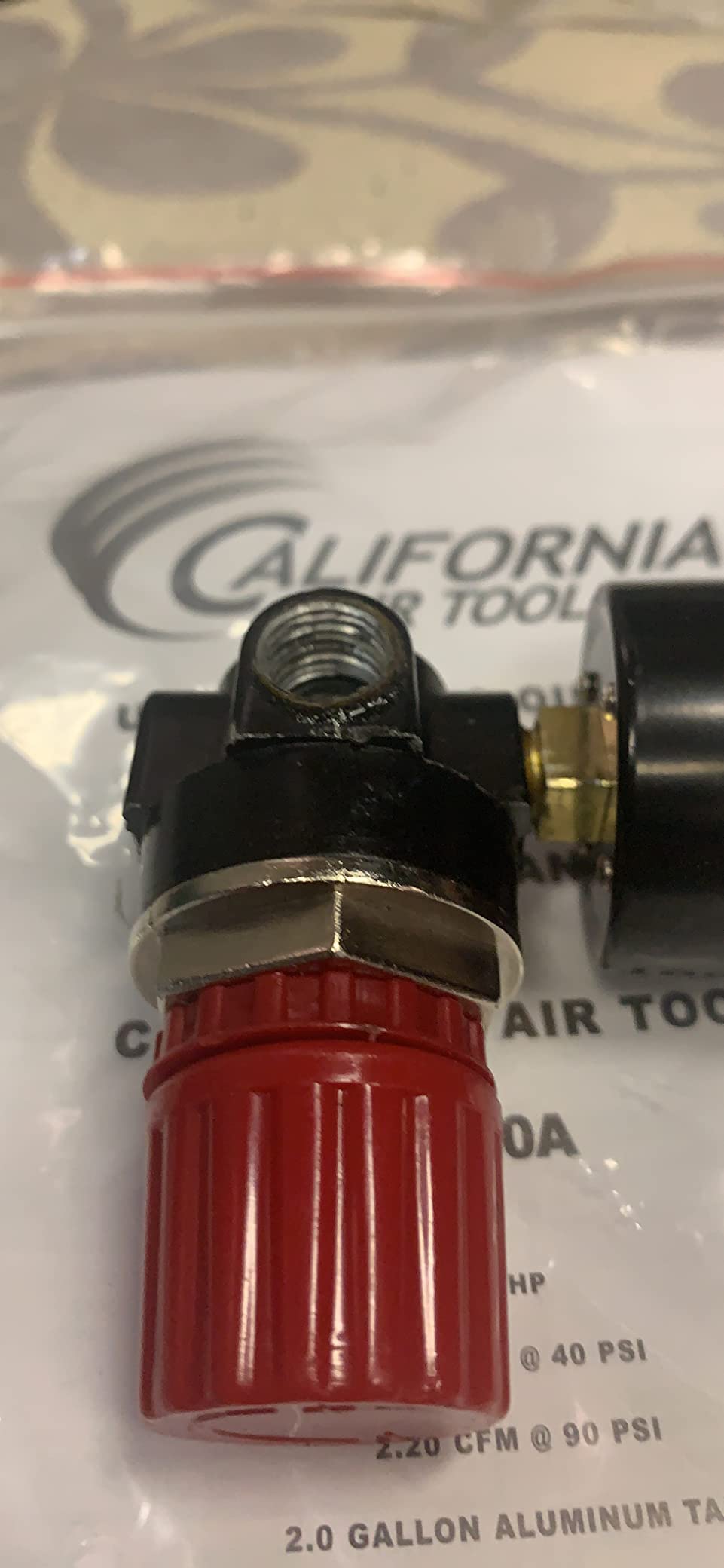 California Air Tools 2010A 1.0 HP Ultra Quiet and Oil-Free Air Compressor, 2 Gallon Aluminum Tank, 60 dBA Noise Level, Silver customer photo 2