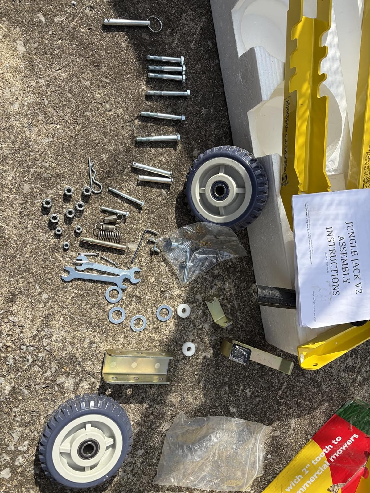 Jungle Jim's Jungle Jack V2 Mower Jack - Lift Most Mowers, Even ZTRs - 800 Pound Capacity! customer photo 2