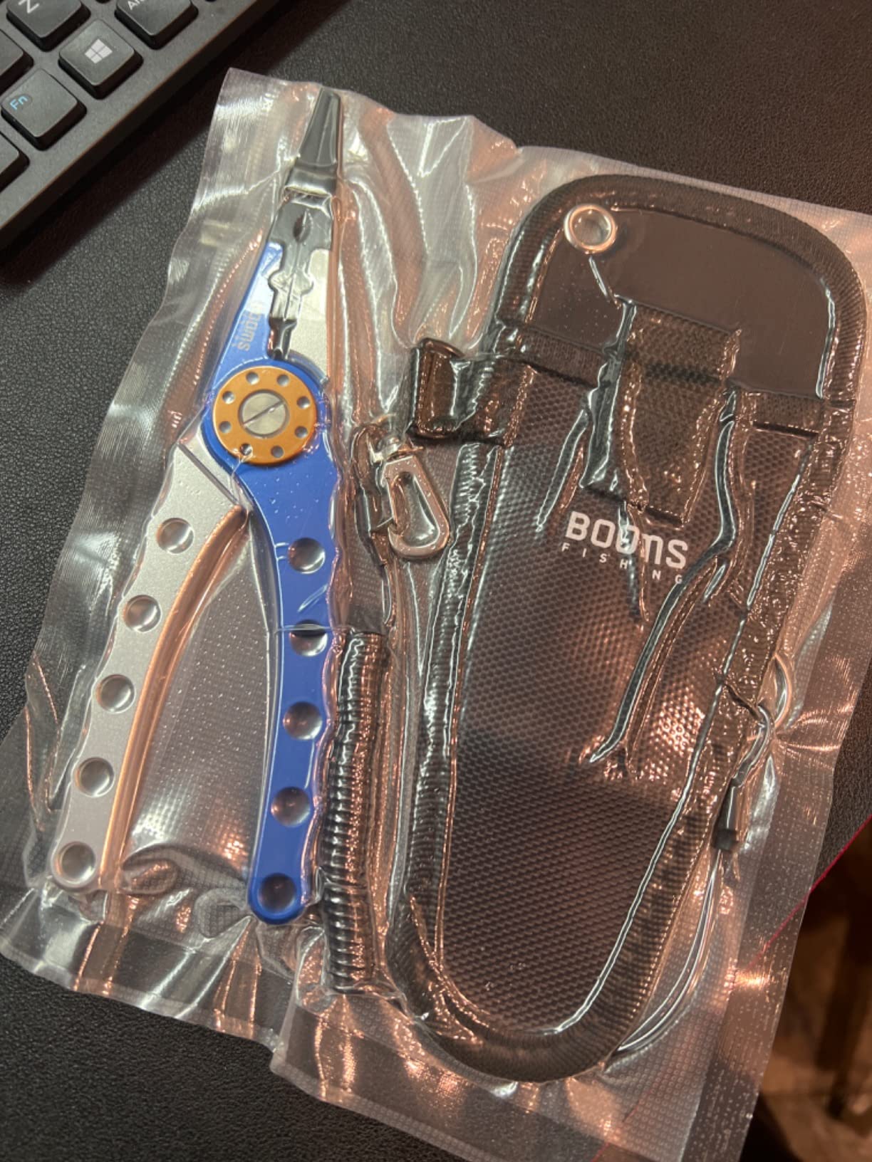 Booms Fishing X1 Aluminum Fishing Pliers Saltwater, Surf Fishing Tackle Kit, Fishing Multitool Hook Remover Braided Fishing Line Cutting and Split Ring with Coiled Lanyard and Sheath customer photo 1