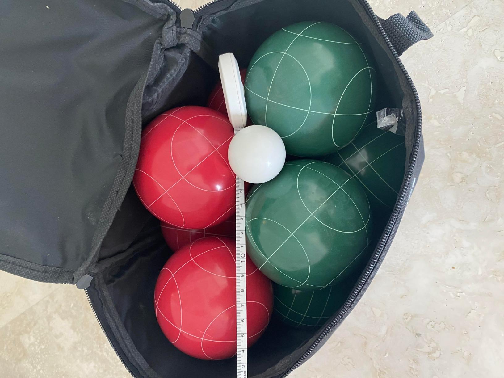 Amazon Basics 100mm Bocce Ball Set customer photo 2