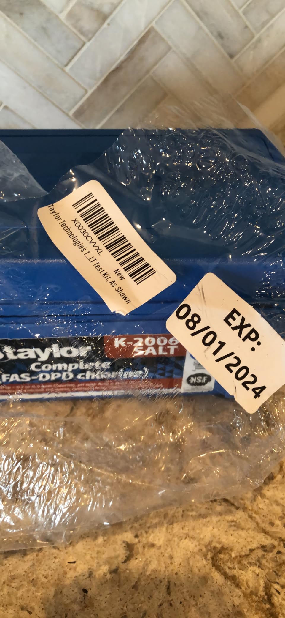 Taylor Technologies K-2006-SALT FAS-DPD, 9-in-1 Saltwater Pool Test Kit customer photo 1
