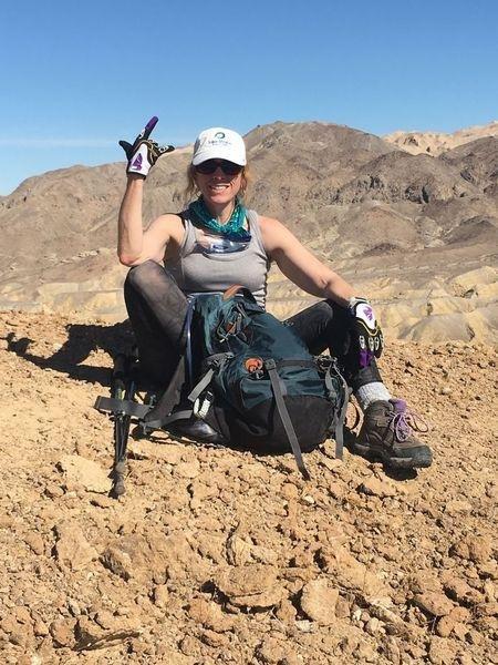 100% Carbon Fiber Trekking Poles by USA Brand - Ultra Strong Lightweight Collapsible Hiking Poles with Cork and EVA Foam Grips & Quick Adjustable Flip Locks customer photo 1