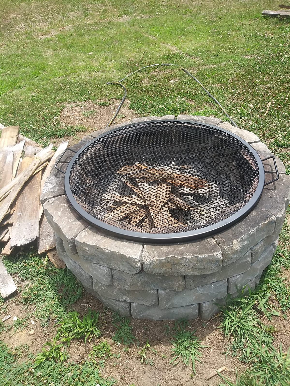 Stanbroil X-Marks Fire Pit Grill Grate, 24