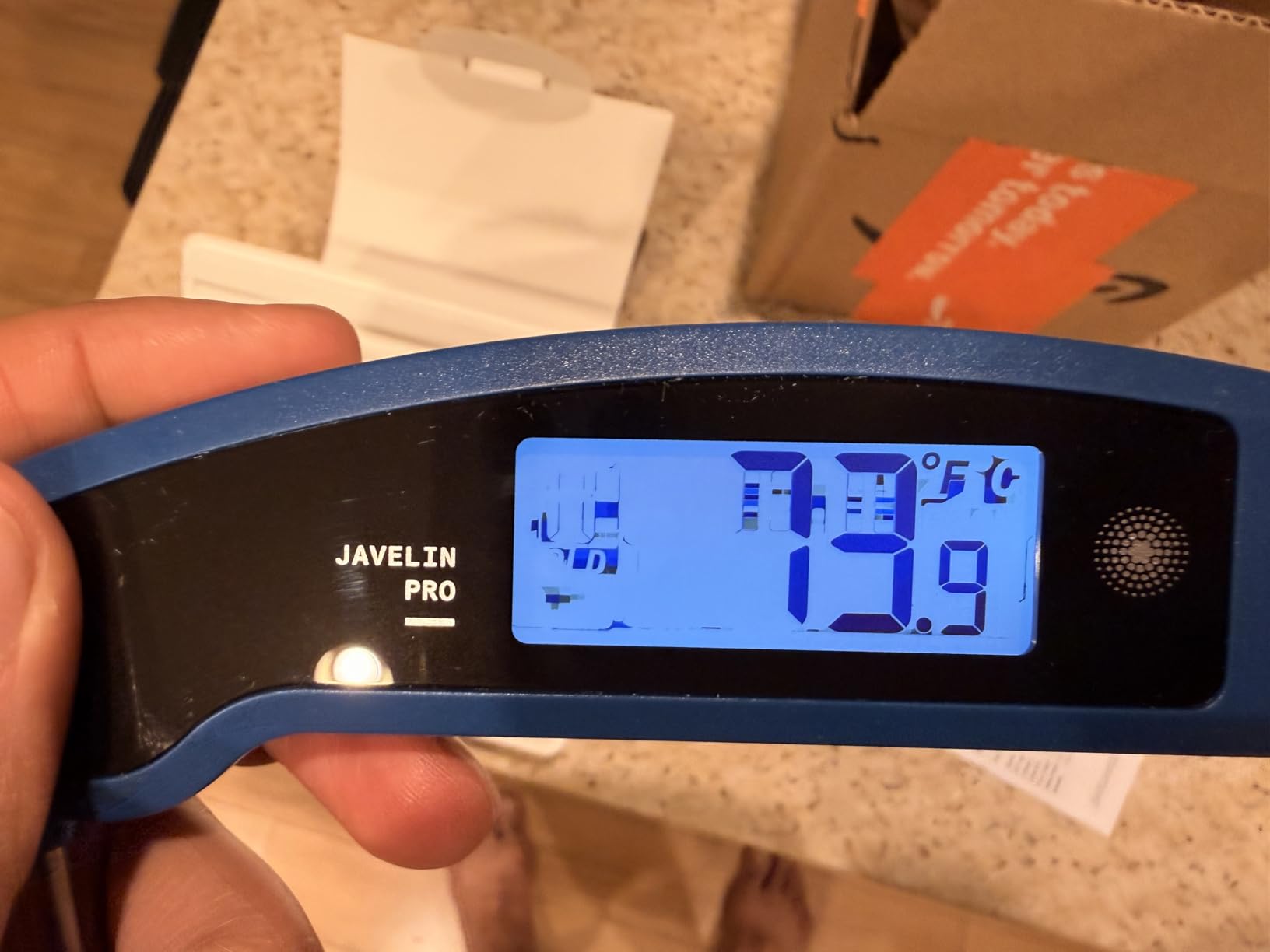 Lavatools Javelin® PRO Classic Ultra-Fast 2-Second Professional Digital Instant Read Meat Thermometer for Grill and Cooking, Auto-Rotating Backlit Display, IP65 Water Resistant, NSF Certified – Sesame customer photo 1