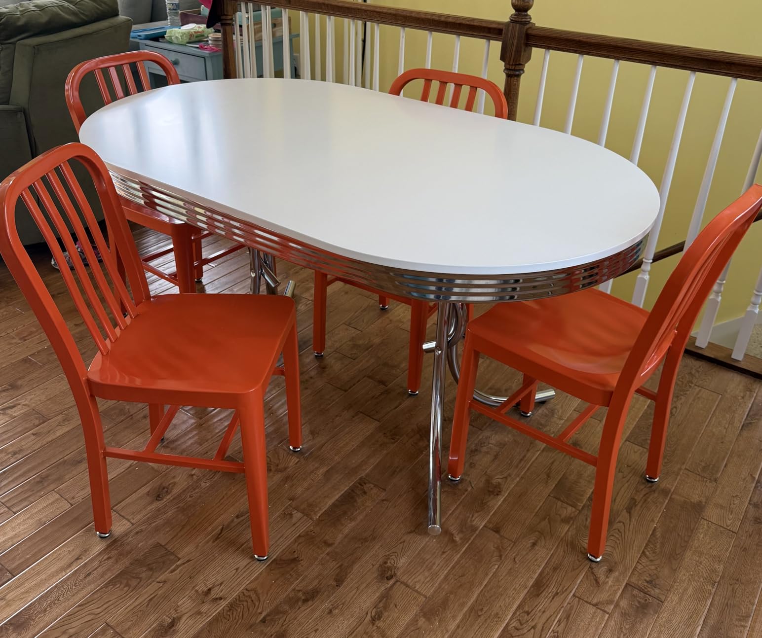 Flash Furniture Commercial Grade Silver Metal Indoor-Outdoor Chair customer photo 2