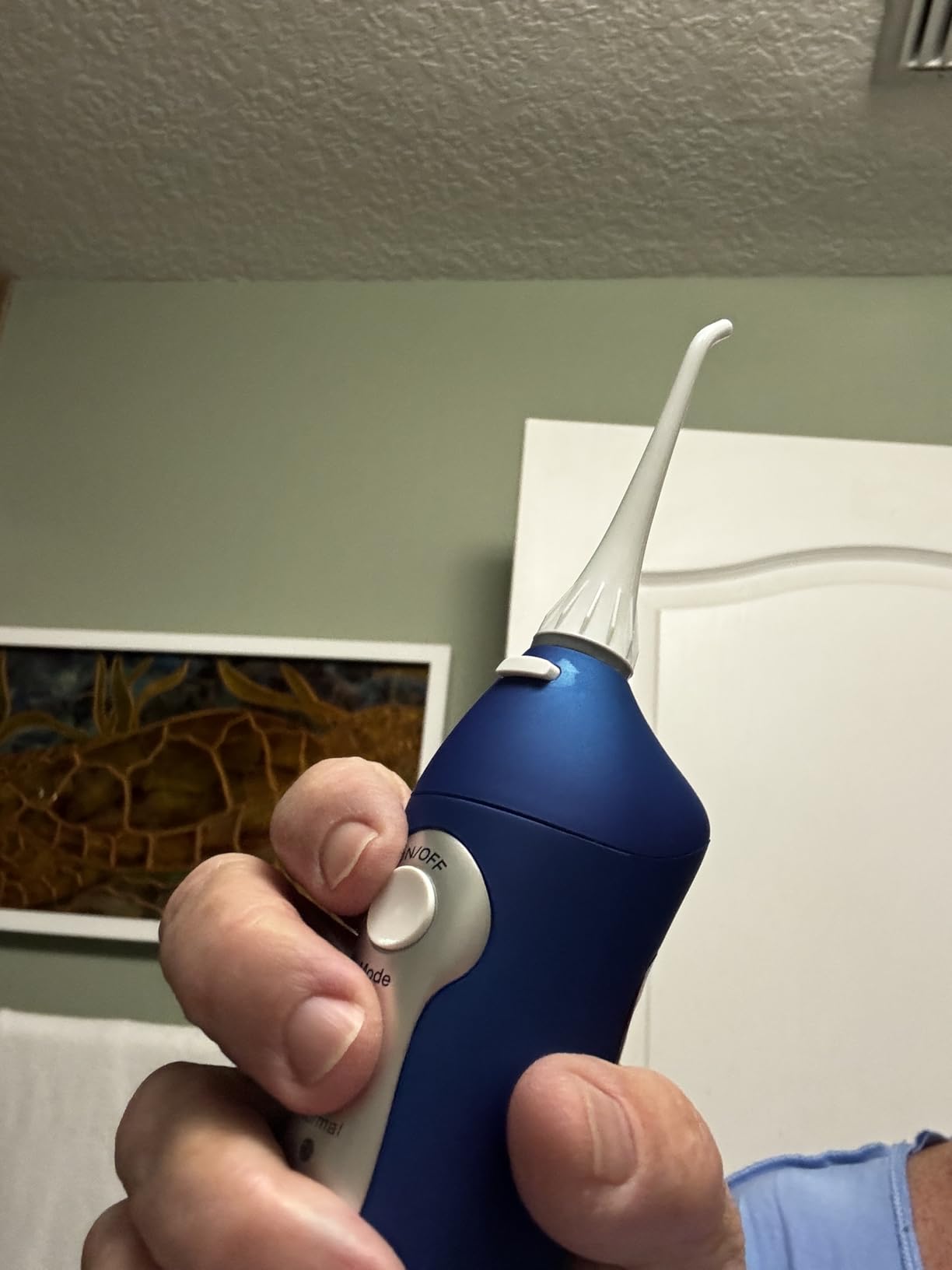 AquaSonic Aqua Flosser Water Flosser, ADA Accepted, White customer photo 1