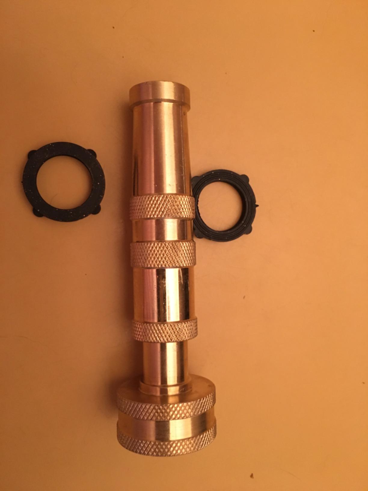 Twinkle Star Heavy-Duty Brass Adjustable Twist Hose Nozzle, 2 Pcs customer photo 1