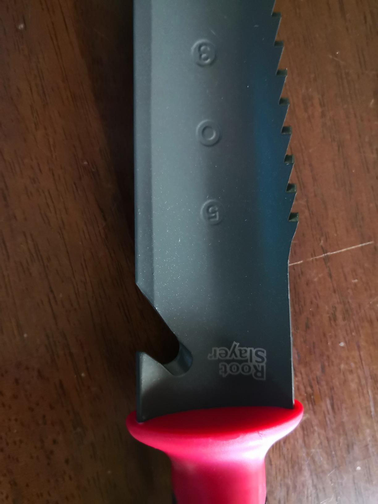 Root Slayer 16211 Heavy Duty Soil Knife, Red customer photo 1