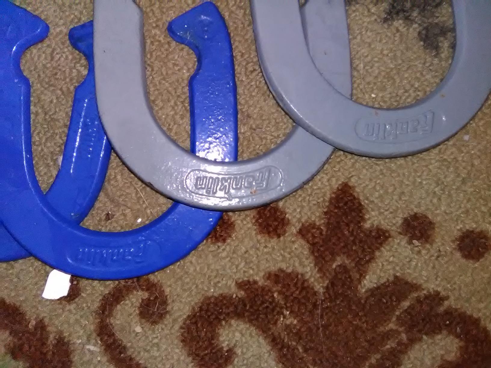 Franklin Sports Horseshoes Sets - Game Sets for Adults + Kids - Includes (4) Horseshoes and (2) Ground Stakes customer photo 1