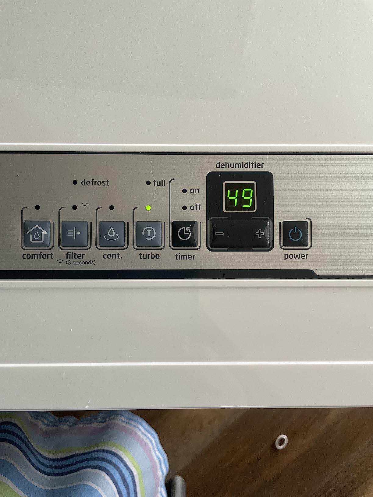 Midea 22 Pint Dehumidifier for Basement, 1,500 Sq. Ft, Energy star customer photo 2