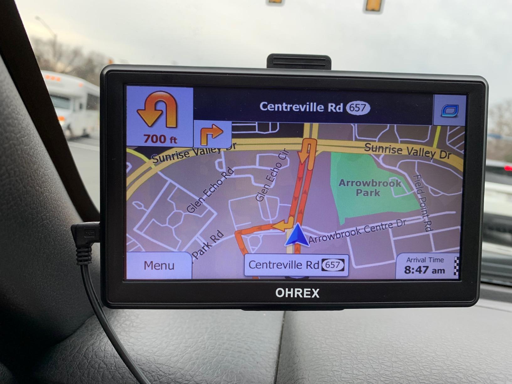 OHREX N700 GPS Navigator for Car Truck RV,Truck GPS Commercial Drivers 2026 customer photo 1