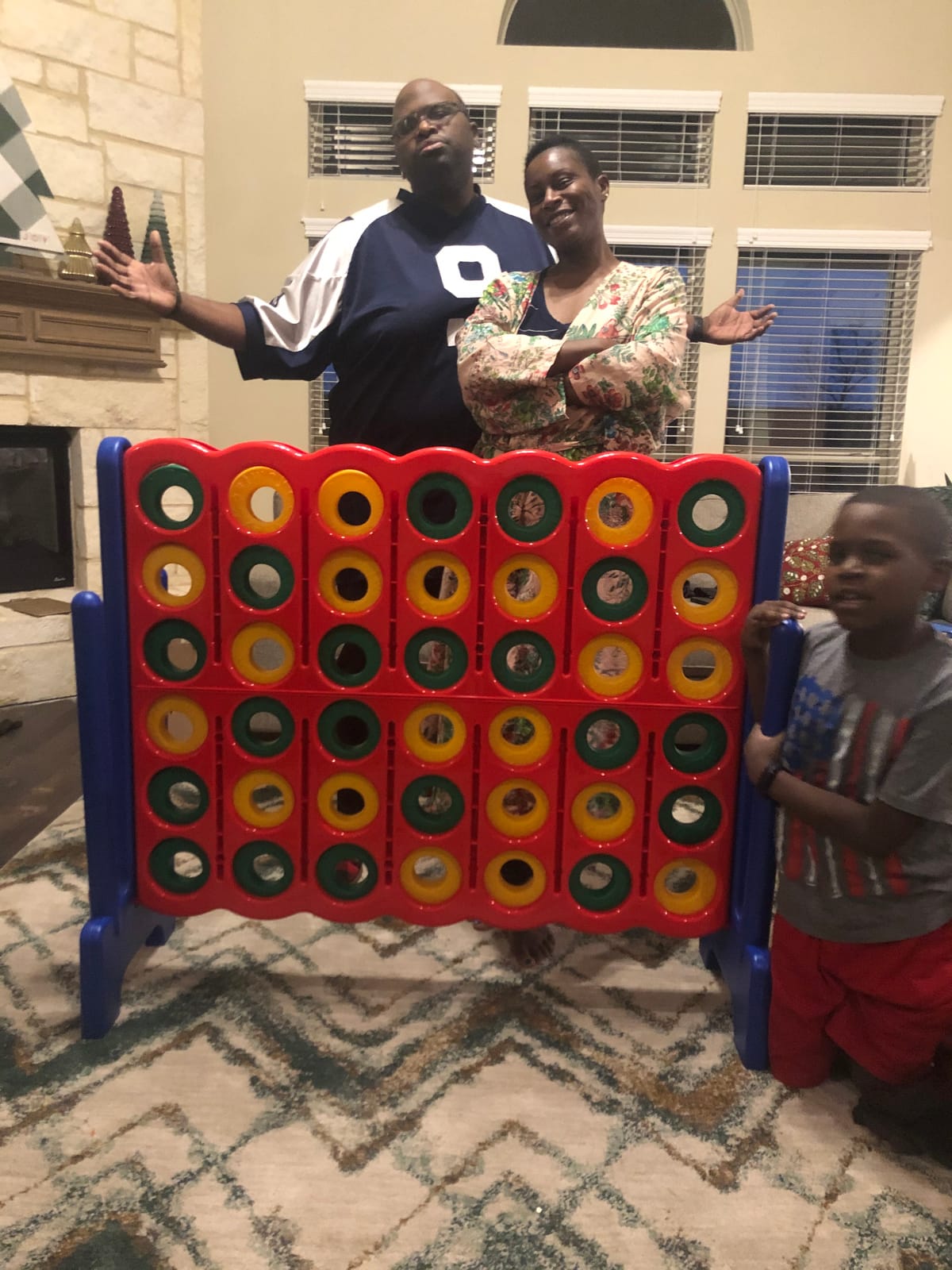 COSTWAY Jumbo 4-to-Score Giant Game Set, 4 in A Row for Kids and Adults customer photo 1